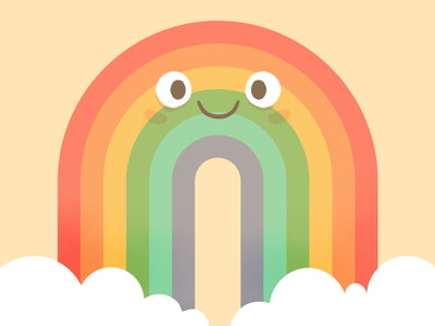 YES! gay colourful happy character design vector digital illustration cute rainbow yes loveislove