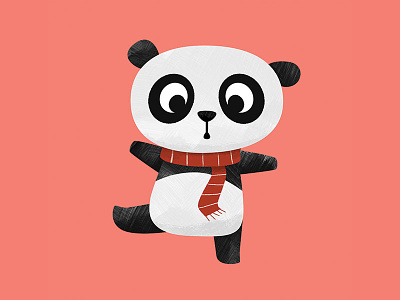 Ya Ya the Panda animal art animals art character character design children art childrens book illustration cute digital illustration panda texture textures vector