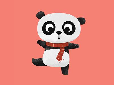 Ya Ya the Panda childrens book illustration children art animal art animals panda textures art texture character character design digital vector cute illustration