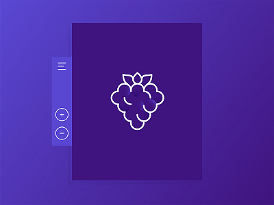 Purple blackberry icon add to cart blackberry icon blackberry illustration food icon fruit icon line icon minimal purple purple gradient shadow effect ui element violet