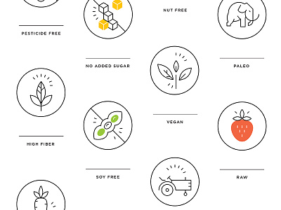 Food Icons food value icons healthy food icons high fiber iconography natural food icons outline food icons paleo line icon real food icons simple soy free icon sustainability vegan icon