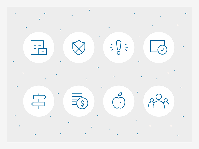 Intranet icons by Vineta Rendon on Dribbble