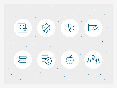 Intranet icons blue downtime icon healthcare icons intranet line medical money icon navigation icons outline icons security icon ui