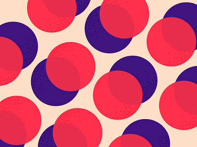 Circle pattern abstract blue circles color palette diagram flat colors layered minimal minimalist pattern red red and blue