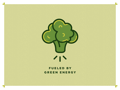 Funny: Green energy bold design broccoli illustration fueled by green energy funny funny tshirt green green energy illustration kawaii t shirt design vegan vegetarian veggies