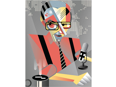 Larry Ling abstract caricature contemporary design editorial illustration illustrator vector