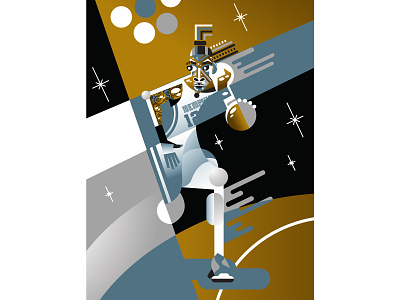 Ja Morant Memphis Grizz abstract advertising basketball branding caricature contemporary design editorial illustration illustrator nba sports vector