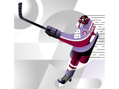 Series of 3 for NHL Hockey Playoffs abstract contemporary design editorial hockey illustration illustrator nhl sports vector