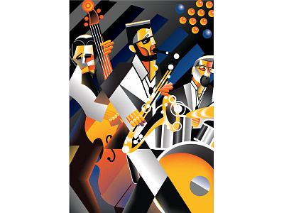 Its just jazz caricature jazz music vector