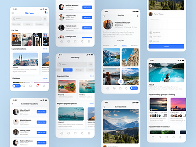 Travel App Case Study app app design app ui appui case study travel app ui uiux