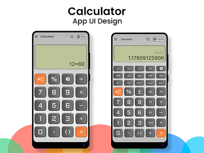 Calculator App UI Design