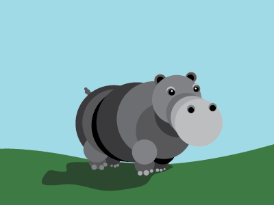 hippo animal hippo illustration