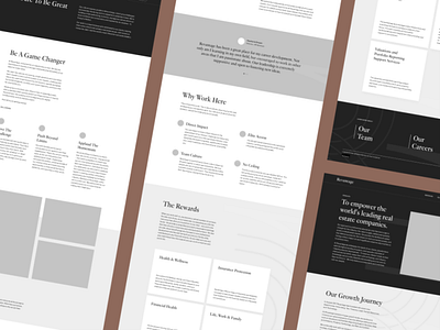 Commercial Real Estate Wireframes by Fathom & Draft on Dribbble