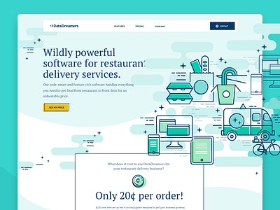 Restaurant Delivery CMS branding datadreamers design mobile uidesign uxdesign