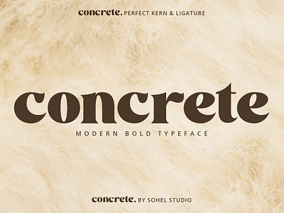 Concrete | Bold Font