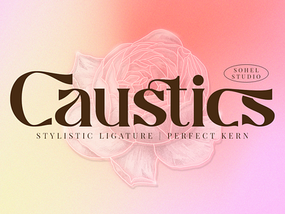 Caustics | Unique Serif Font