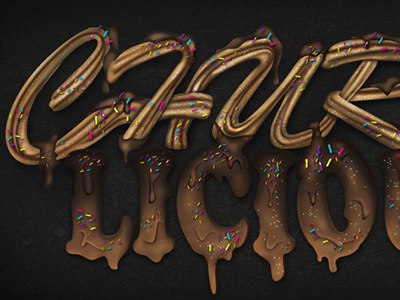 Churro adobe churro design illustration illustrator photoshop sprinkles steve stevetipton tipton typography