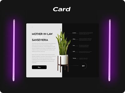 Plants design typography ui ux