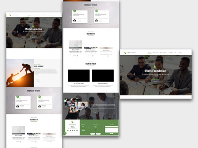 Mints Foundation | Website UI Design app design illustration ui ux website design