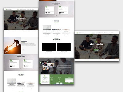 Mints Foundation | Website UI Design