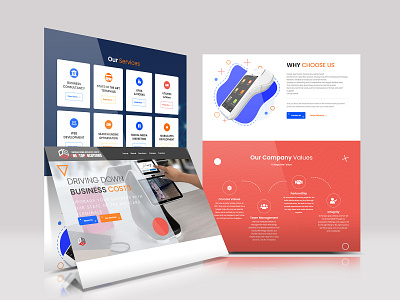 One Stop Solutions | Website UI Design app branding design illustration ui ux website design