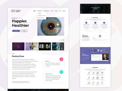 Positive Prime | Website UI Design