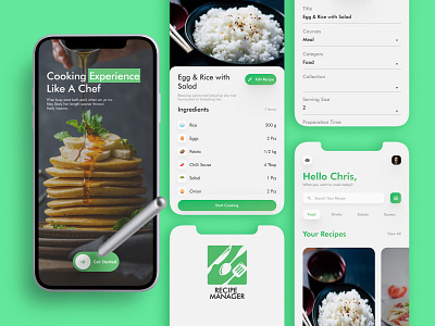 Recipe Manager App | UI Design