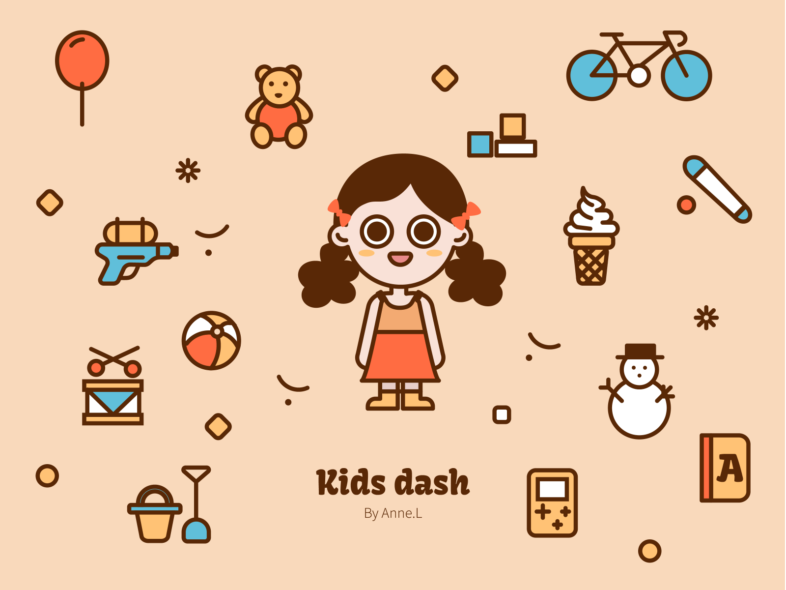 Kids Dash By Anne L On Dribbble