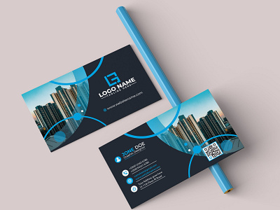 Real Estate Business Card Design branding business card graphic design logo real estate business card design