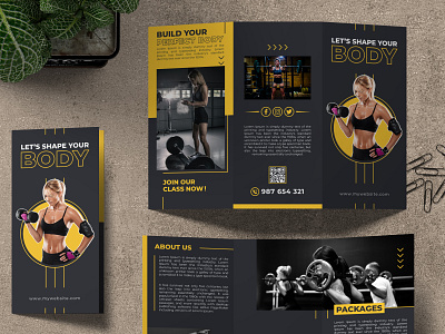 GYM Tri Fold Brochure Design