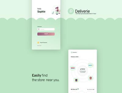 Fresh Delivery App app design app ui design delivery app delivery ui design