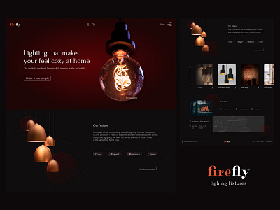 Lighting fixtures store Website