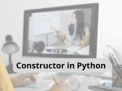 Constructors-in-Python by proxima on Dribbble