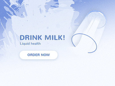 Drink Milk! graphic design illustration milk ui ux web white