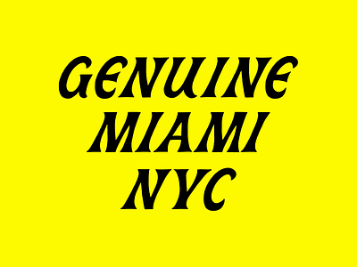 VC Font V1, Maybe V2 font lettering miami nyc tropical type typeface