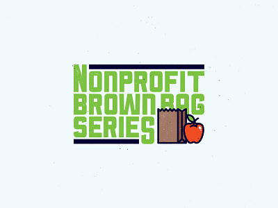 Nonprofit Series apple bag branding cause logo nonprofit texture vin conti