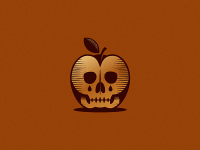 App-ull apple band basement grit skull texture vector vin conti