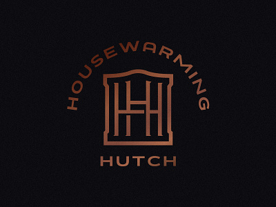 Housewarming Hutch bold branding copper housewarming hutch interior design logo pennsylvania vin conti