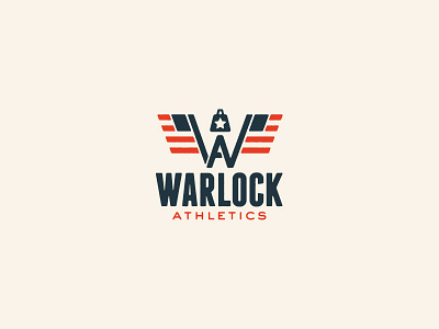 Warlock Athletics crossfit flags gym kettle ball lockup memorial day monogram texture vin conti