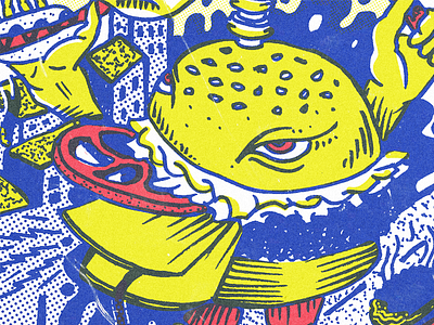 Burger Bad Boi by Vincent Conti on Dribbble