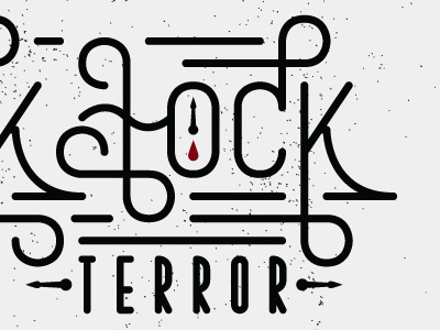 Tick Tock Terror black blood clock conti dust hand horror terror texture time vin