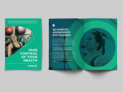 Method3 Booklet booklet fitness indesign modern mulit page