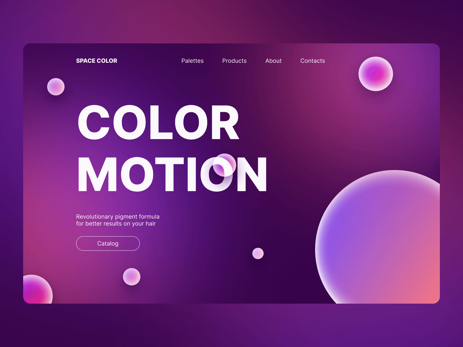 Space Color | First Screen