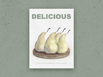 NO.6 food illustrations pears
