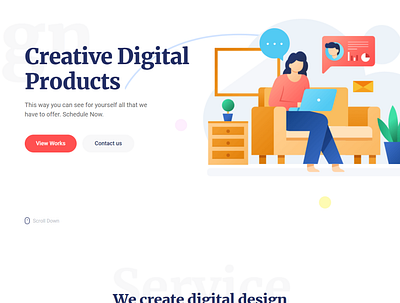 Cooperate WebSite design icon typography web
