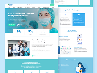 Healthcare website design