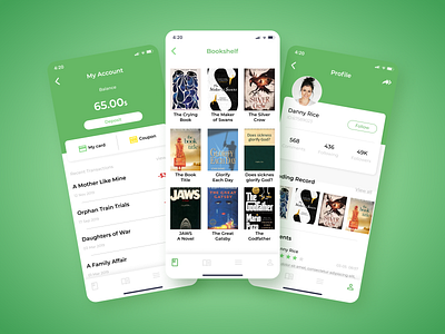 Bookshop app design app design book marketplace mobile mobile app modern shop shop app