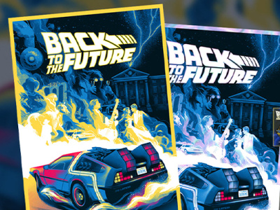 Official Back To The Future Screenprints