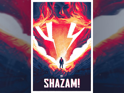 Shazam! Movie Poster adobe art dc design digital film illustration movie movie poster photoshop poster shazam talenthouse