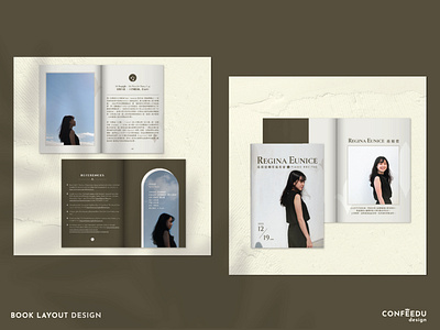 Regina Piano Recital - Program Layout branding event design graphic design layout design